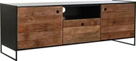 Szafki RTV - Szafka pod TV DKD Home Decor 144,5 x 40 x 51 cm Czarno-pomarańczowy Drewno z recyklingu Sosna - miniaturka - grafika 1