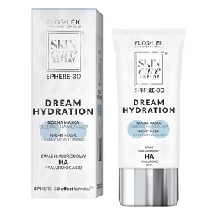 Flos-Lek Skin Care Expert Sphere-3D Nocna Maska głęboko nawilżająca Dream Hydration 50ml - Maseczki do twarzy - miniaturka - grafika 1