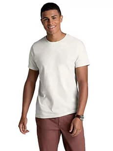 Fruit of the Loom Męski T-shirt z bawełny z odnawialnymi włóknami z recyklingu w kolorze kości słoniowej, mały, kość słoniowa, S - Koszulki męskie - miniaturka - grafika 1