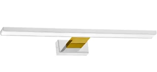 Nowoczesny kinkiet LED biały + złoty - 13,8W 60x11,5x4 cm Z6-G29 - Lampy ścienne - miniaturka - grafika 1