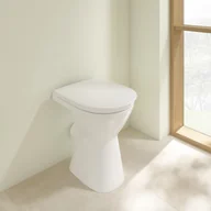 Kompakty WC - Villeroy & Boch ViCare Toaleta WC stojąca 49x36 cm bez kołnierza z powłoką CeramicPlus weiss alpin 4683R0R1 - odbiór osobisty: Kraków, Warszawa - miniaturka - grafika 1