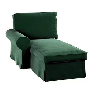 Dekoria Pokrowiec na szezlong Ektorp lewy butelkowa zieleń 84 x 166 x 73 cm Velvet 642-704-13 - Pokrowce na meble - miniaturka - grafika 1
