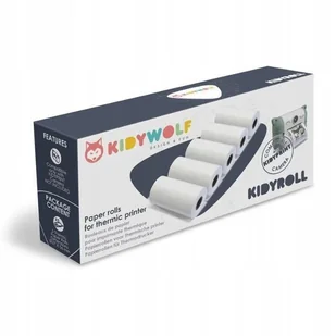 HP Kidywolf Paper Rolls for thermic printer 5 pcs. - Papier do drukarek - miniaturka - grafika 1