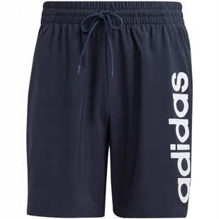 Spodenki męskie adidas Aeroready Essentials Chelsea Linear logo granatowe I - Spodenki męskie - miniaturka - grafika 1