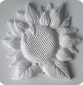 Akcesoria rzeźbiarskie - Forma do odlewów gipsu, słonecznik, 1 element - miniaturka - grafika 1