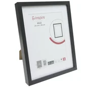 Ramki na zdjęcia - Ramka na zdjęcia Milo 24 x 30 cm czarna Inspire - miniaturka - grafika 1