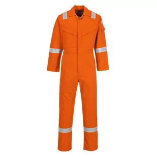 PORTWEST FR50 KOMBINEZON TRUDNOPALNY I ANTYSTATYCZNY 350G; POMARAŃCZOWY - Odzież robocza - miniaturka - grafika 1