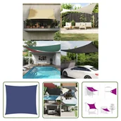 Parasole ogrodowe - The Living Store Kwadratowy żagiel ogrodowy - tkanina Oxford - 4 -5x4 -5m - niebieski - Żagiel Ogrodowy - miniaturka - grafika 1