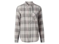 Koszule damskie - esmara® Koszula flanelowa damska (Szary, XS (32/34)) - miniaturka - grafika 1