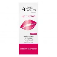 Pozostałe kosmetyki - L4l Long lasting lip tatoo tint 24H Elegant Raspbe Long 4 Lashes - miniaturka - grafika 1