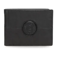 Portfele - Pepe Jeans Cracker Portfel Poziomy z Portmonetką Czarny 11x8x1 cms Skóra, czarny, Talla única, Portfel poziomy z portmonetką - miniaturka - grafika 1