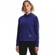 Bluzy sportowe damskie - Damska bluza treningowa UNDER ARMOUR UA Rival Terry Taped Hoodie - miniaturka - grafika 1