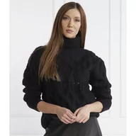 Swetry damskie - Silvian Heach Sweter | Loose fit | z dodatkiem wełny - miniaturka - grafika 1