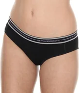 Bielizna sportowa damska - Brubeck Majtki damskie hipster Merino Active Wool czarny r. L HI10190 - miniaturka - grafika 1