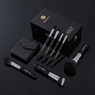 Pędzle do makijażu - Eigshow Zestaw 7 pędzli Premium Chic Series Mini Bright Silver - miniaturka - grafika 1