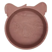 Miseczki i talerzyki dla dzieci - Nuuroo silikonowa miseczka głęboka duża KOALA Rosa Red - miniaturka - grafika 1