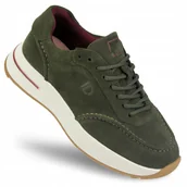 Sneakersy damskie - Buty sportowe damskie Daniel Lopez skórzane SNEAKERSY khaki SS2D4054 36 - miniaturka - grafika 1