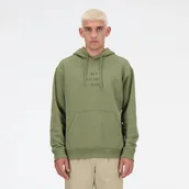 Bluzy męskie - Bluza New Balance z kapturem Graphic Hoodie M MT41517DEK L - miniaturka - grafika 1