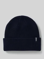 Czapki męskie - Czapka z mieszanki wiskozy z fakturowanym wzorem - miniaturka - grafika 1