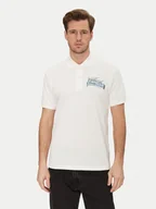 Koszulki męskie - Lacoste Polo PH0285 Écru Regular Fit - miniaturka - grafika 1