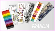 Zakładki do książek - Zakładki Francja 6 sztuk - miniaturka - grafika 1