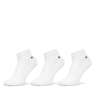 Zestaw 3 par niskich skarpet unisex Lacoste RA2917 Biały - Skarpetki damskie - miniaturka - grafika 1