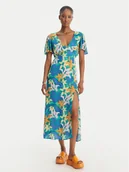 Sukienki - Billabong Sukienka letnia Jet Set EBJWD00134 Niebieski Regular Fit - miniaturka - grafika 1