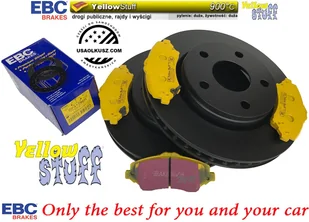 Przednie klocki Yellow Stuff + tarcze hamulcowe EBC seria PREMIUM Jeep Wrangler JK 2007-2018 - Tarcze hamulcowe - miniaturka - grafika 2