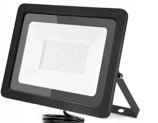 Naświetlacz LED 100W b.neutralna 4000K 11500lm obudowa CZARNA IP65 GERMINA - Lampy pozostałe - miniaturka - grafika 1