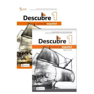 Pakiet Descubre 1. Curso de español: Podręcznik + nagrania online, Zeszyt ćwiczeń do języka hiszpańskiego - Książki do nauki języka hiszpańskiego - miniaturka - grafika 1