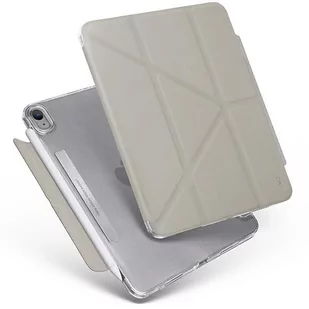 Uniq Etui na tablet  UNIQ etui Camden iPad Mini 2021 szary/fossil grey Antimicrobial UNIQ544GRY - Etui do tabletów - miniaturka - grafika 1