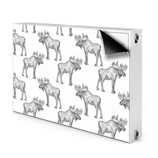 HIT Magnetyczna mata Łosie na zielonym tle 90x60, Bluedecor - Meble modułowe i akcesoria - miniaturka - grafika 1