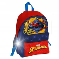 Plecaki - Plecak Marvel Spiderman Dwukomorowy duży i pojemny wytrzymały 29cm - miniaturka - grafika 1