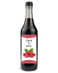 Syrop Malinowy 500 ml Naturalny Owocowy Aromat - Syropy i koncentraty owocowe - miniaturka - grafika 1