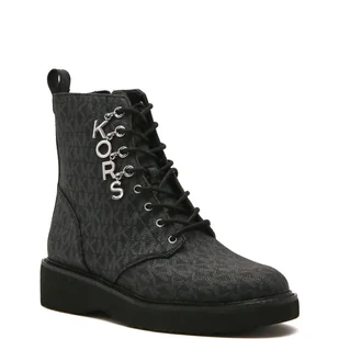 Michael Kors Botki HASKELL z dodatkiem skóry - Botki damskie - miniaturka - grafika 1