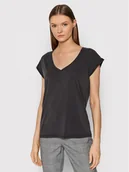 Koszulki i topy damskie - Vero Moda T-Shirt Filli 10247666 Czarny Regular Fit - miniaturka - grafika 1