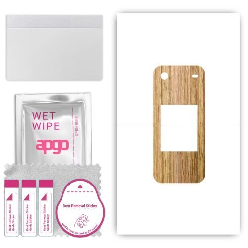 folia naklejka skórka strukturalna na TYŁ do Nokia 2780 Flip - Drewno Dąb Miodowy - apgo SKINS