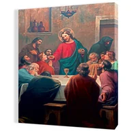 Ikony i obrazy sakralne - Obraz religijny na płótnie Ostatnia Wieczerza - miniaturka - grafika 1