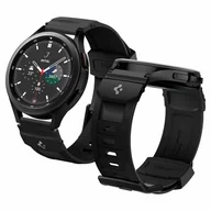 Akcesoria do smartwatchy - Spigen Pasek Rugged Band do Samsung Galaxy Watch 4 40/44mm Classic 42/46mm Watch 3 41mm Active 1/2 2019 Watch 42mm 2018 Matte Black AMP04031 - miniaturka - grafika 1