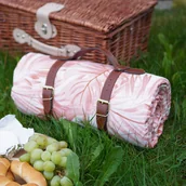 Koce - MATA PIKNIKOWA PLAŻOWA DUŻA KOC NA PLAŻE PLAŻOWY TUTYSTYCZNY SKŁADANY 160x220cm - miniaturka - grafika 1