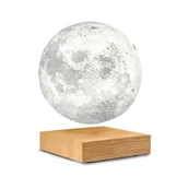 Noże stołowe - Lewitująca lampa stołowa w kształcie księżyca Gingko Moon White Ash - miniaturka - grafika 1