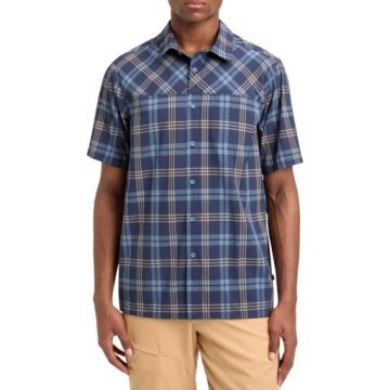 Koszula turystyczna męska McKinley Rollo III w kratkę krótki rękaw r.M