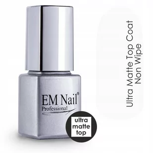 Em nail professional Ultra Matte Top Coat Non Wipe - Lakiery do paznokci - miniaturka - grafika 1