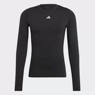 Koszulki sportowe męskie - Koszulka męska adidas Techfit Aeroready Long Sleeve Tee - miniaturka - grafika 1