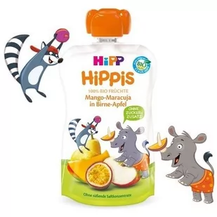 HiPP, Bio HiPPiS, mus mango marakuja jabłko gruszka, 100 g - Desery dla dzieci - miniaturka - grafika 1