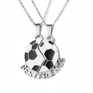 Naszyjnik Przyjaźni Best Friends Piłka Nożna 2 Szt - Naszyjniki - miniaturka - grafika 1