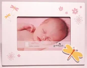 Ramki na zdjęcia - Ramka dziecięca na zdjęcie 15x10 Motylek Biała - miniaturka - grafika 1