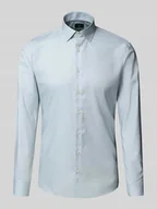 Koszule męskie - Koszula biznesowa o kroju Super Slim Fit z kołnierzykiem typu kent - miniaturka - grafika 1
