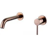 Baterie podtynkowe - Mexen Alma Bateria Umywalkowa Podtynkowa Rose Gold - miniaturka - grafika 1