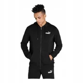 Bluzy męskie - PUMA MĘSKA BLUZA ESS SMALL LOGO FZ HOODIE CZARNA r.M - miniaturka - grafika 1